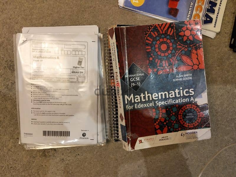 ‫IGCSE Maths (Mathematics) Booklets, Papers, Book bundle - كتب - 206848742‬
