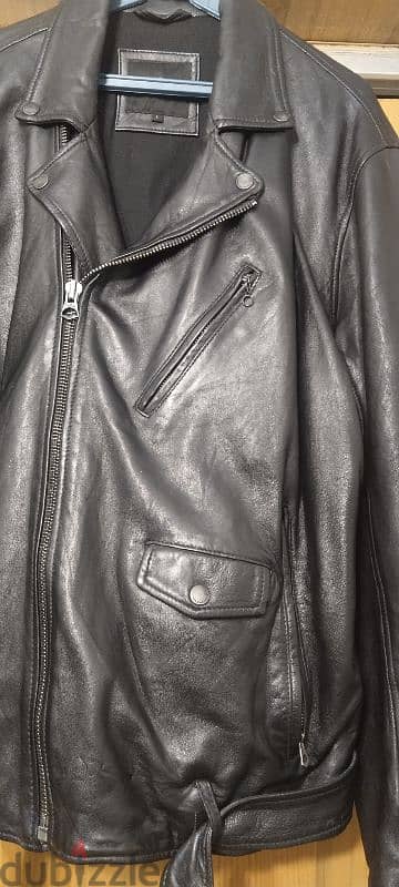 leather jacket size large 1