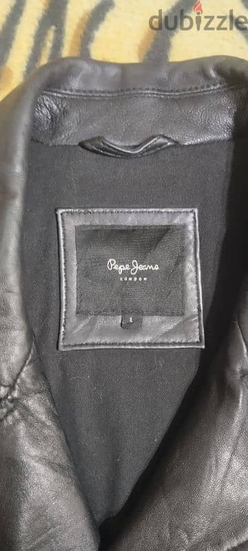 leather jacket size large 3