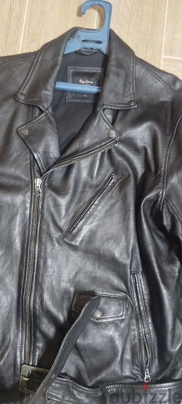 leather jacket size large 6