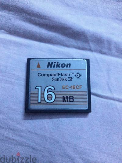 يmemory card مطلوب cf اي حجم بدايه من ٥١٢ ميجا بايت