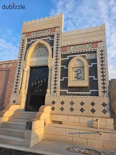 Grave for sale on the Sokhna Road, burial plot of 40 meters in the licensed Wadi Al-Raha cemeteries from the Cairo Governorate, super lux finishing, very distinguished location