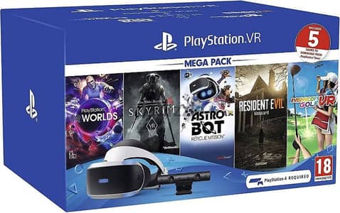 Playstation vr mega pack + minecraft cd