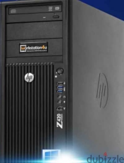 جهاز hp z420 بحاله ممتازه