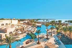 استلم فوري فرصة استثمارية second home شقه  للبيع في البحر الاحمر في مكادي هايتس 100م+ حديقة تشطيب كامل علي البحر واللاجون Makadi Hights بجوار الجونه