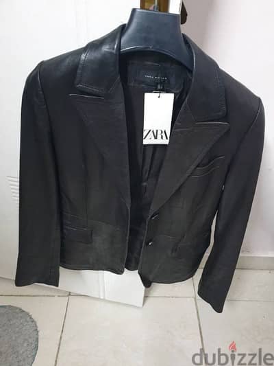 ZARA woman jacket size (large) &half boot size 40 genuine nubuck