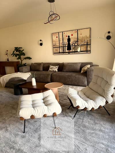Furnished hotel apartments for rent in Mivida, Persil 10, first occupancy, modern furniture at a special price