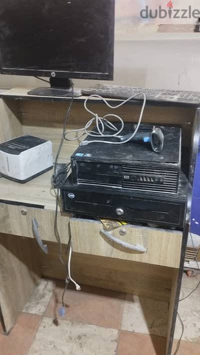 سيستم كاشير كامل اسكنر وطابعه  بالبرنامج