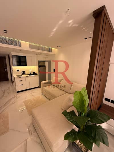 fully furnished studio first use for rent in porto new cairo