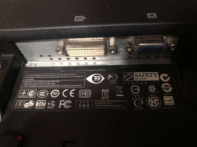 monitor hp LE2002x 2