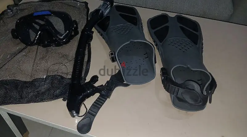 Snorkel Mask and Fins