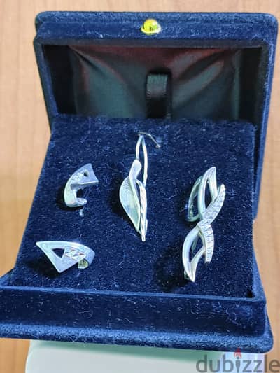 3 حلق روسي فضه عيار ٩٥٥ من سنة ١٩٦٠ silver ring ear