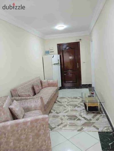 فرصة حقيقة شقة مفروشة للإيجار السنوى اول سكن لمحبي السكن الراقى والخصوصية عالشارع خالد ابن الوليد الرئيسى