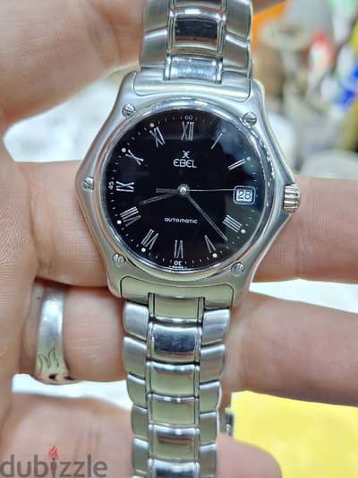 ساعة إيبل  (Ebel 1911) أوتوماتيكية للرجال بمينا سوداء