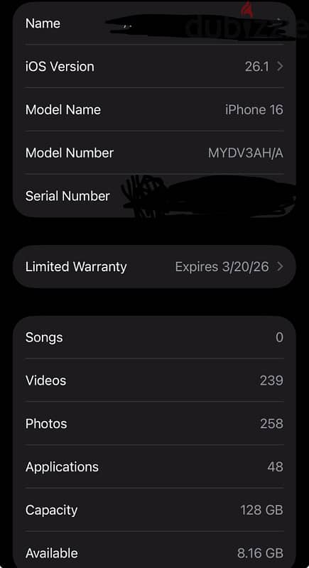 iPhone 16 128 6