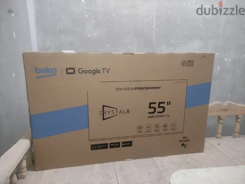 شاشه beko crystal 4k uhd