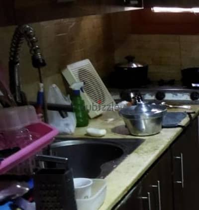 حوض مطبخ بالخلاط