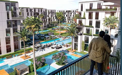 شقه للبيع بمساحه 186م ف قلب حدائق اكتوبر Samaya Residence المربع الذهبيGolden Square بجوار القريه الكونيه بسعر لقطه واطول فتره سداد October Gardens
