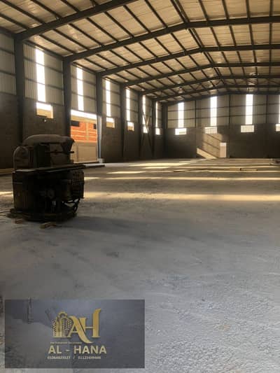 مصنع هندسى جاملون 2250 متر مربع للايجار ببدر
