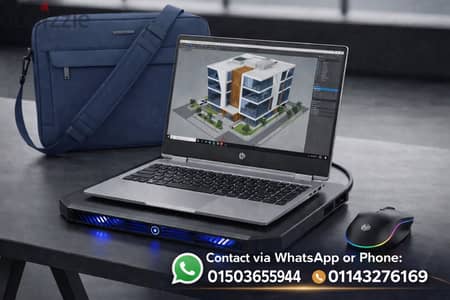 للبرامج الهندسية جرافيك و تصميم ديزاين HP ZBook 15 G6 i7 Workstation
