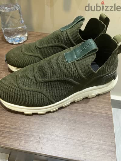 Zegna Triple Stitch sneakers (olive green)
