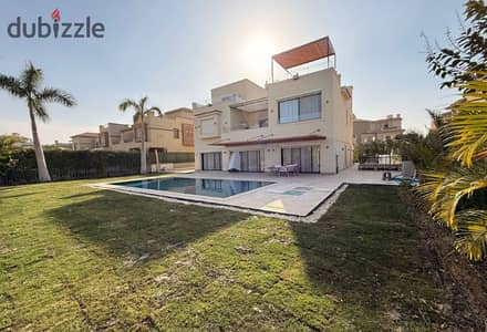 Luxury villa for rent in PK1 , 5th Settlement – New Cairo. Fully furnished with hotel-style furniture, with pool - Best price in the market. Luxury villa for rent in PK1 , 5th Settlement – New Cairo. Fully furnished with hotel-style furniture, with pool - Best price in the market.