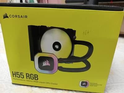 cooler cpu liquid rgb mm120 corsair h55