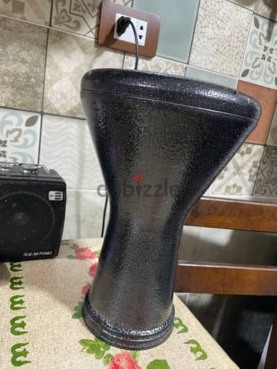 طبلة الومنيوم. بغطاء بلاسيك و شنطة