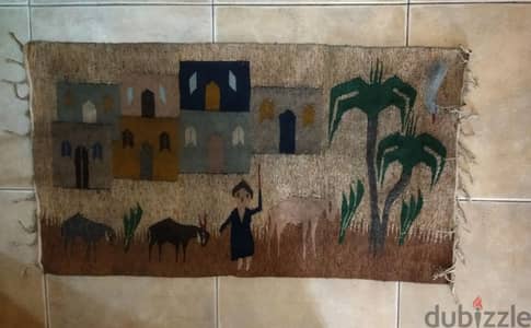 عدد 2 سجاد حائط الحرانية قديم مع سجادة روسي