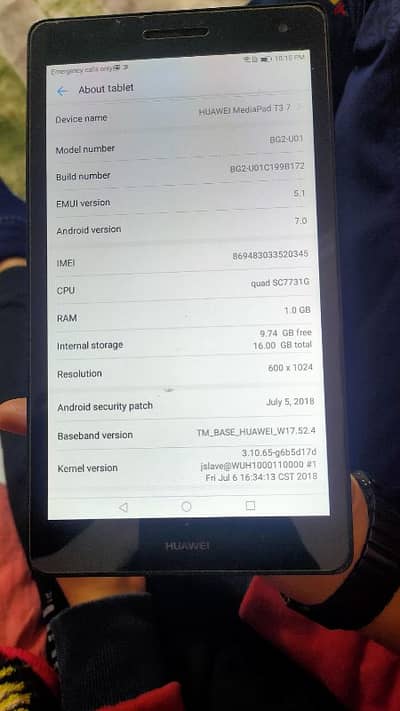 Tablet Huawei T3 7 inch