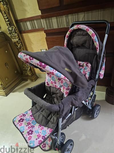 عربه أطفال لطفلين stroller