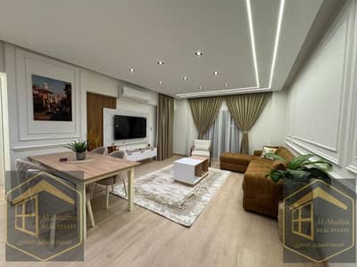 Apartment for rent, first residence, fully finished and furnished hotel in Al-Rehab