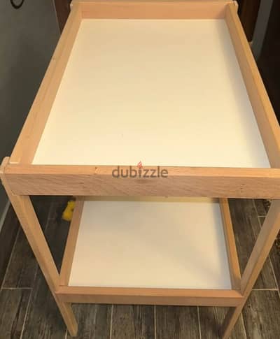 Ikea changing table with mat used as new