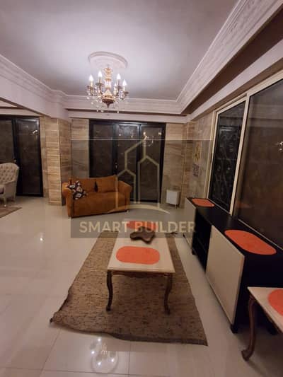 Basement apartment furnished for rent south of the academy, the first gathering, first residence, private entrance, private garden in front of PetroSport Club, full kitchen for long and short periods, excellent furnishing
