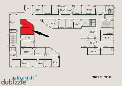 40m² clinic for sale, directly on the street, with installments up to 8 years.