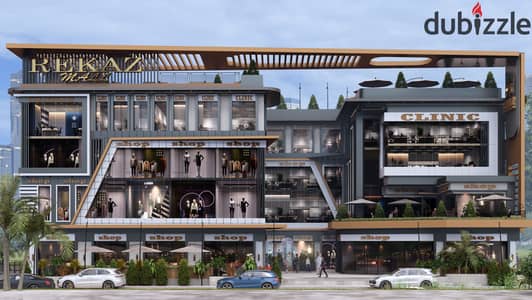 Shop for sale, 28m², mall frontage, discounted price, installments over 8 years