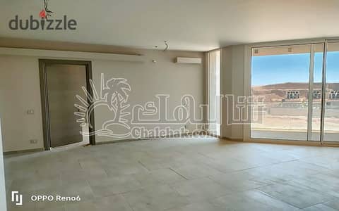 120 sqm finished chalet with full sea view, immediate delivery, for sale in Il Monte Galala – Ain Sokhna.
