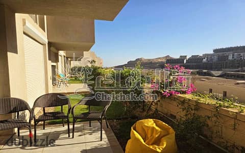 92 sqm Ground Floor Chalet with Garden, Pool View – Immediate Delivery – Il Monte Galala Ain Sokhna