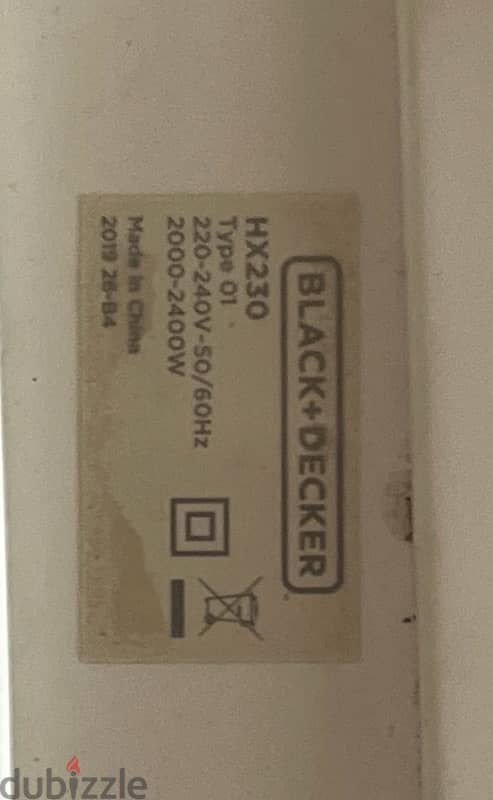 دفاية BLACK+DECKER مستعملة 1