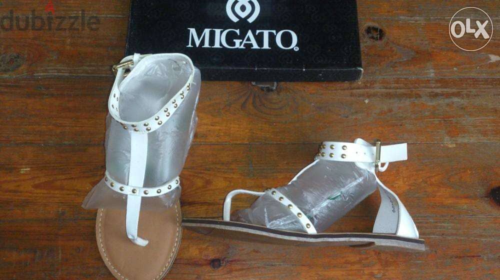 Migato Sandals (white) size 38  -  Migato Sandals (beige) size 38 1