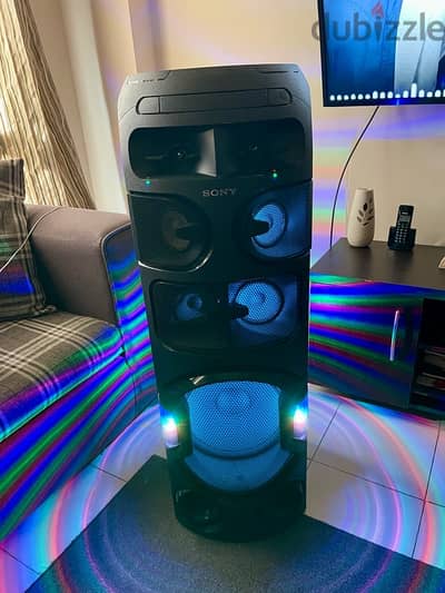 SONY Speaker with party light _ MHC-V82D _ سماعة سوني