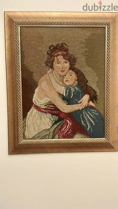 petit point hand made tapestry
