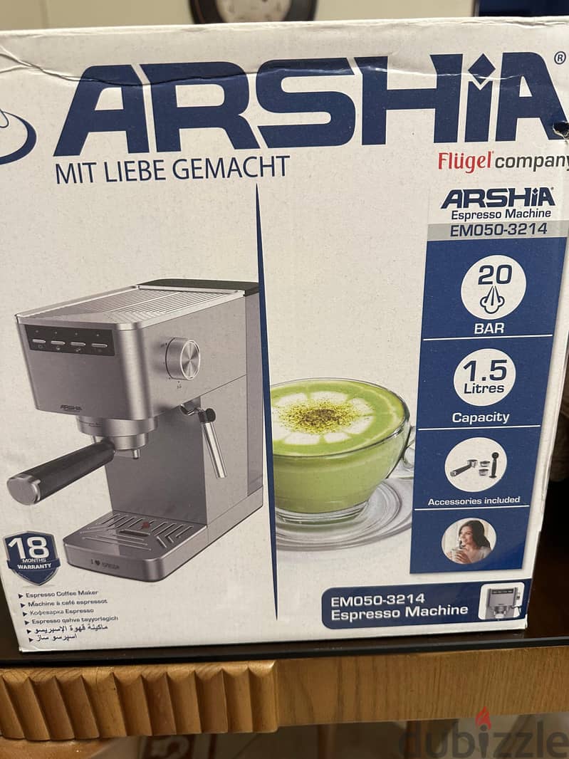 Arshia German Espresso Machine 4