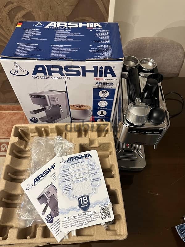 Arshia German Espresso Machine 6