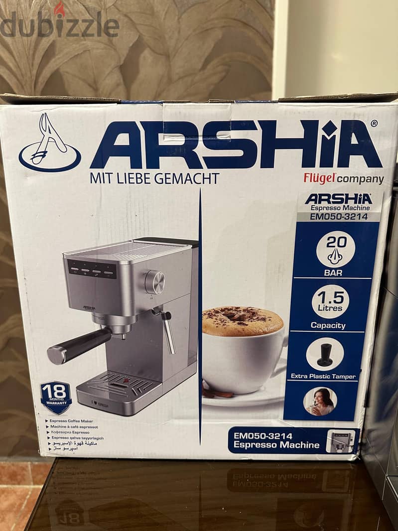 Arshia German Espresso Machine 7