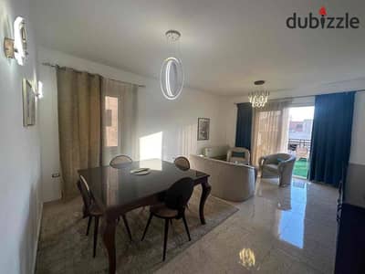 For rent, a furnished apartment in front of Mall of Arabia, a distinctive and upscale location