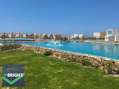 Exclusive villa 810m - 5master room - fourth row sea view - semi finished - with furnished cabana - under market price in seashell north coast