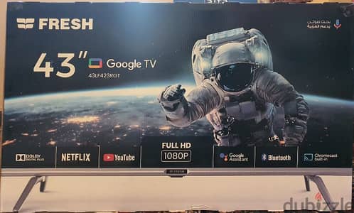 Fresh TV 43 بوصة full hd smart بريسيفر داخلي