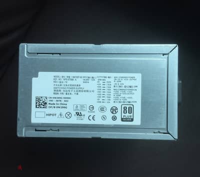 باور سبلاي 875 واط DELL POWER SUPPLY 875W 80 PLUS SILVER