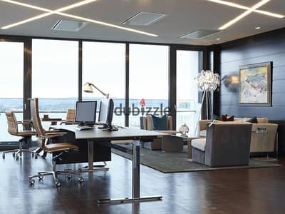 A fully finished office with air conditioning for sale at a hot deal price,  located in the largest commercial and entertainment landmark at the gatew